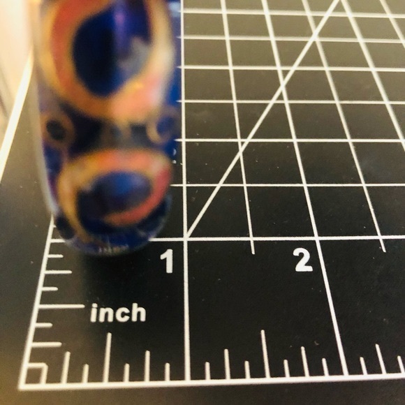 Vintage Unique Bracelet & Tiny Cloisonné Pendant - Picture 13 of 16